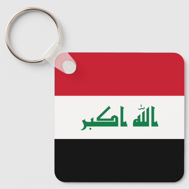 Llavero Bandera de Irak (Anverso)