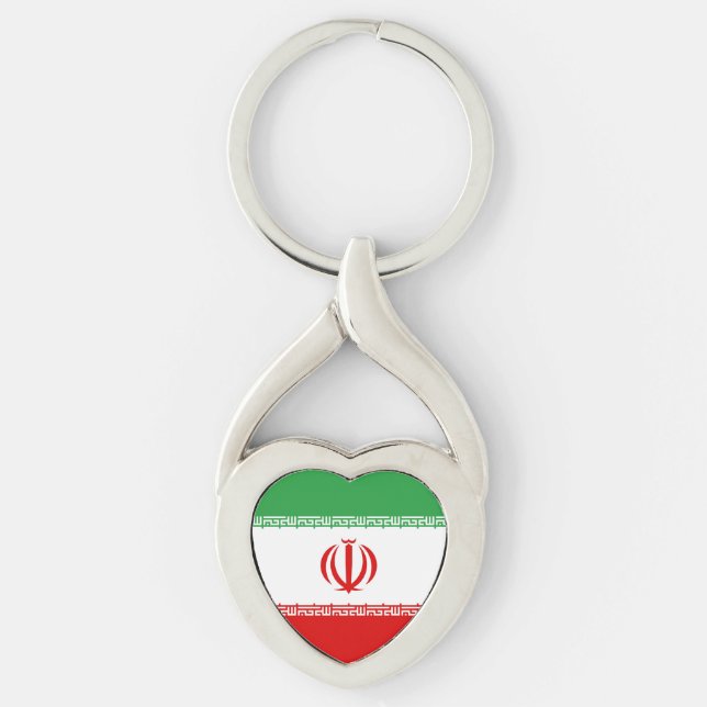 Llavero Bandera de Irán (Anverso)
