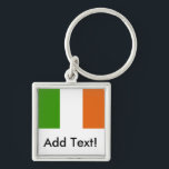 Llavero Bandera de Irlanda<br><div class="desc">¡Gracias por detenerse hoy en la Tienda de Banderas! ¡Espero que hayas encontrado lo que estás buscando! Siéntase libre de personalizar de su bandera para satisfacer sus necesidades. ¡Que tengas un día maravilloso!</div>