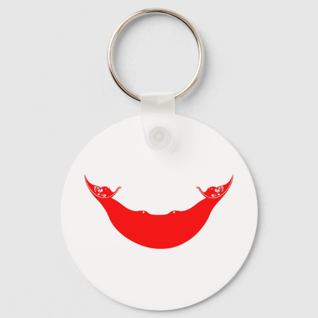 Llavero Bandera de Isla de Pascua (Anverso)