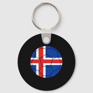 Llavero Bandera de Islandia Fútbol Islandia Fútbol _1