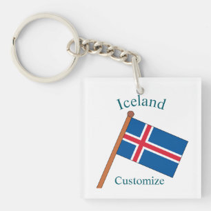 Llavero Bandera de Islandia Thunder_Cove