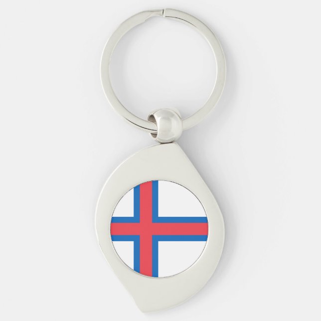 Llavero Bandera de Islas Feroe (Anverso)