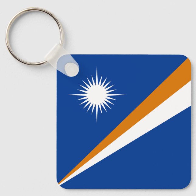 Llavero Bandera de Islas Marshall (Anverso)