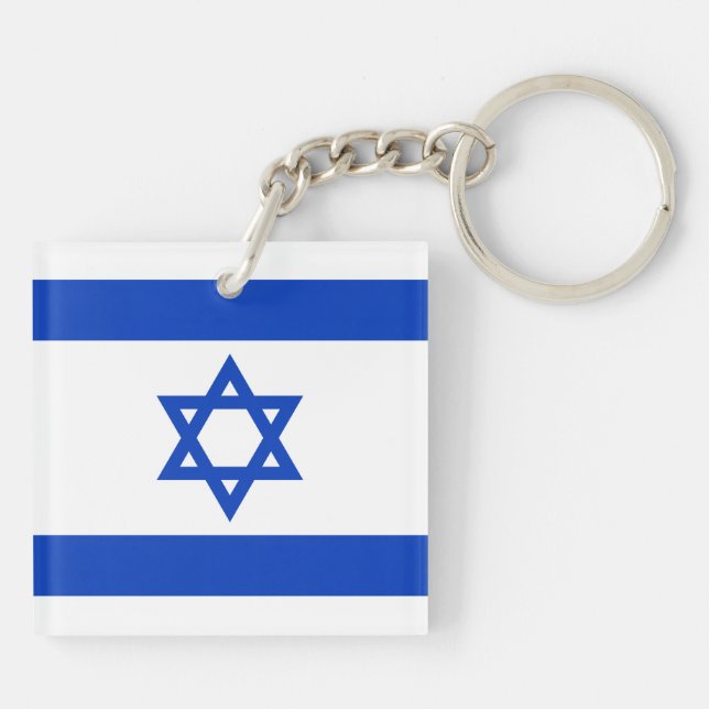 Llavero Bandera de Israel (Atrás)