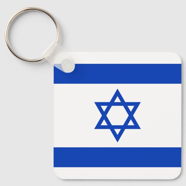 Llavero Bandera de Israel (Anverso)