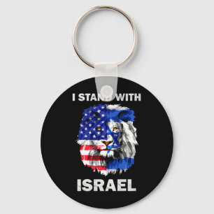 Llavero Bandera de Israel y Estados Unidos León Me manteng