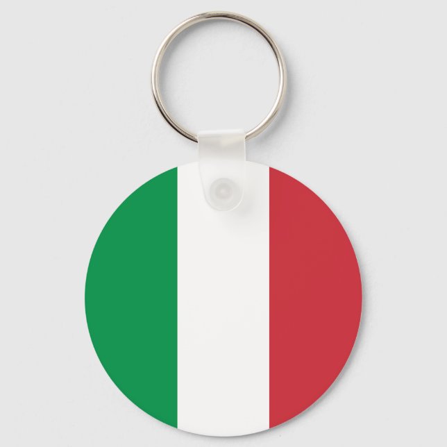 Llavero Bandera de Italia (Anverso)