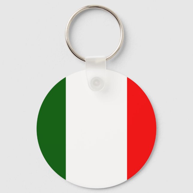 Llavero Bandera de Italia (Anverso)