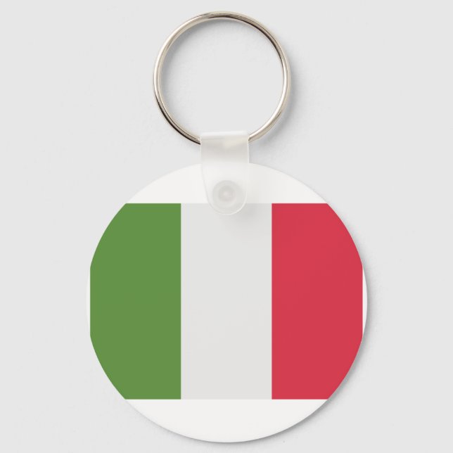 Llavero Bandera de Italia - Twitter de emoji (Anverso)