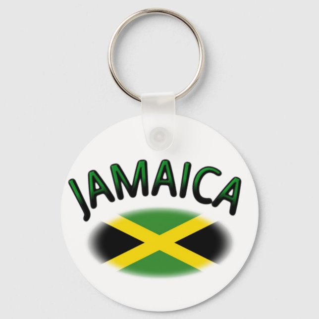Llavero Bandera de Jamaica (Anverso)