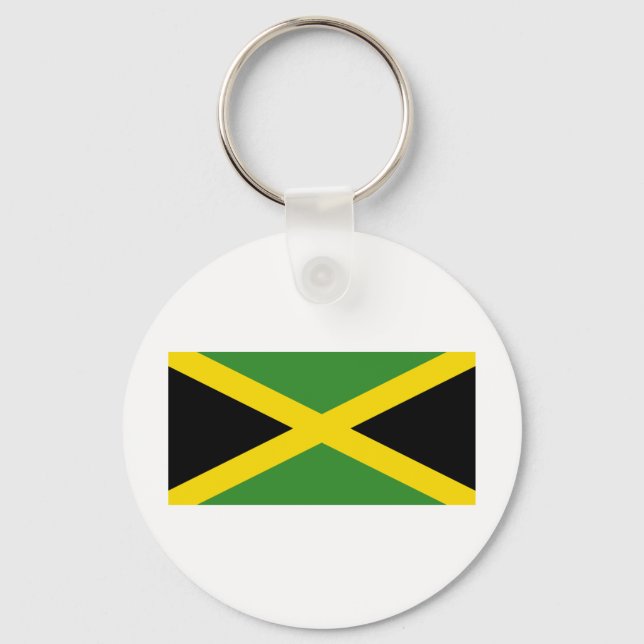 Llavero Bandera de Jamaica (Anverso)