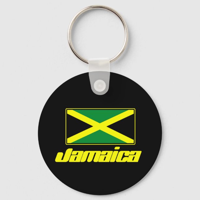 Llavero Bandera de Jamaica (Anverso)