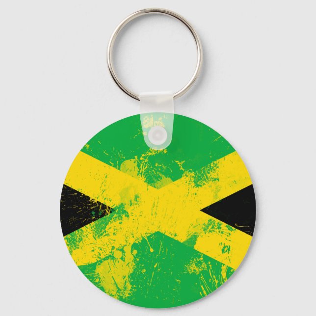 Llavero Bandera de Jamaica (Anverso)