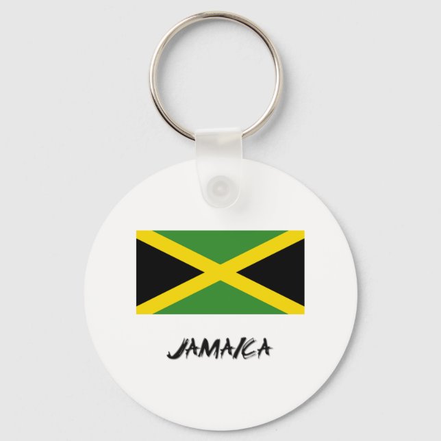 Llavero Bandera de Jamaica (Anverso)