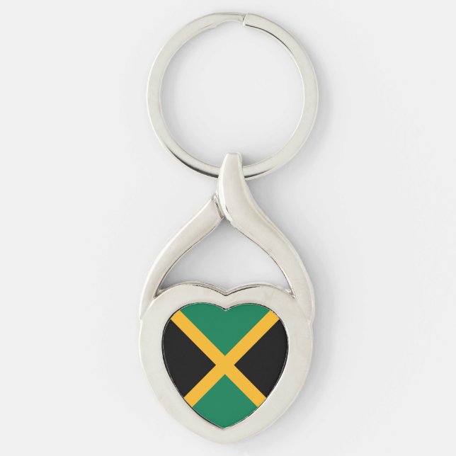 Llavero Bandera de Jamaica (Anverso)