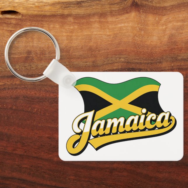 Llavero Bandera de Jamaica (Reverso )
