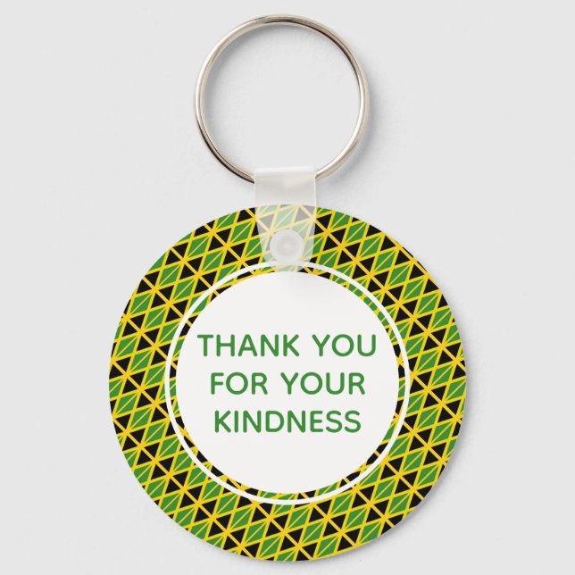 Llavero Bandera de Jamaica personalizado (Anverso)