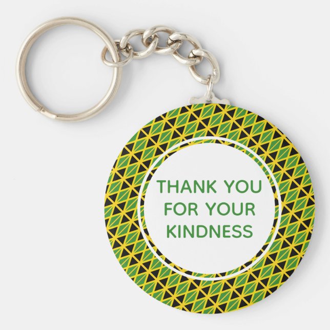 Llavero Bandera de Jamaica personalizado (Frente)