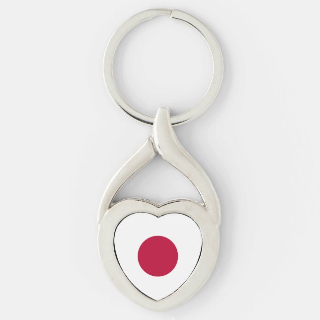 Llavero Bandera de Japón (Anverso)