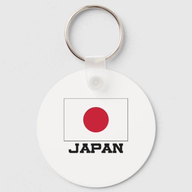 Llavero Bandera de Japón (Anverso)