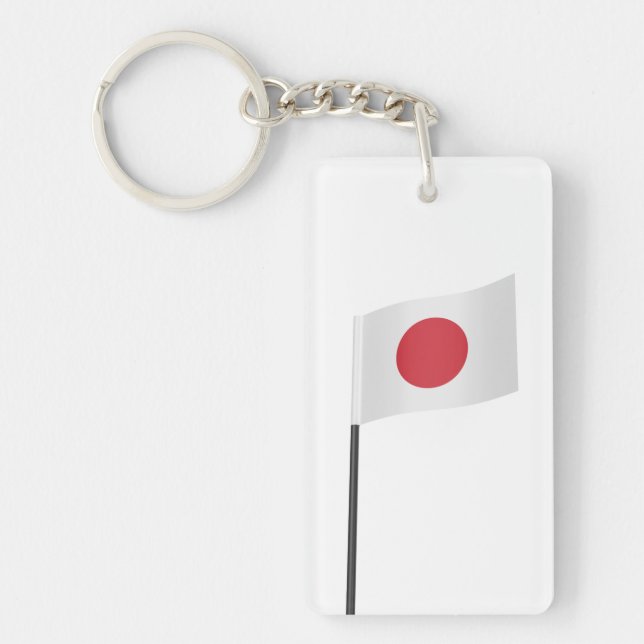 Llavero Bandera de Japón (Frente)