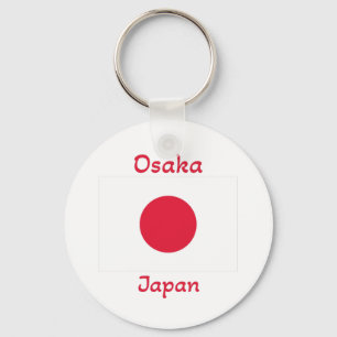 Llavero Bandera de Japón de Osaka