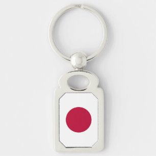 Llavero Bandera de Japón: Hinomaru, Nisshōki, Sol rojo en