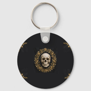 Llavero Bandera de jardín de Halloween de cráneo gótico ne
