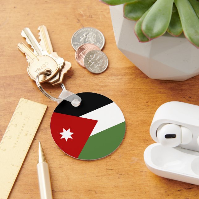 Llavero Bandera de Jordania (Escritorio )