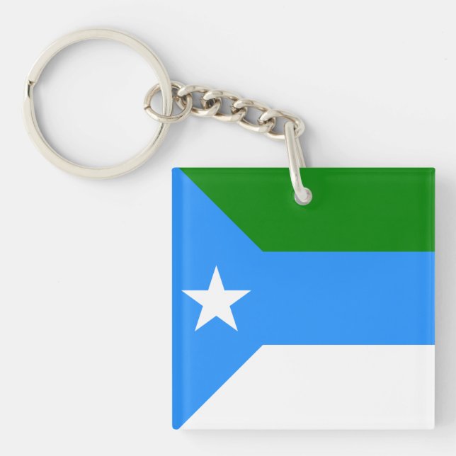 Llavero Bandera de Jubaland, Somalia (Frente)