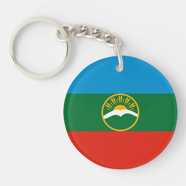 Llavero Bandera de Karachay Cherkessia (Frente)