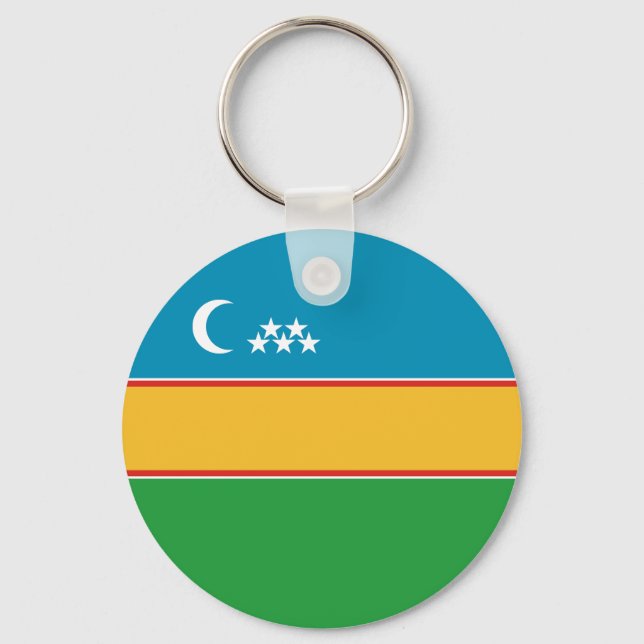 Llavero Bandera de Karakalpakstan (Anverso)