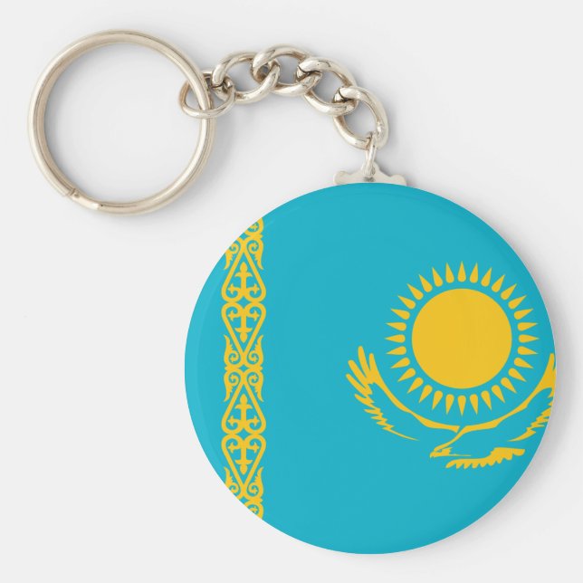 Llavero Bandera de Kazajistán (Frente)