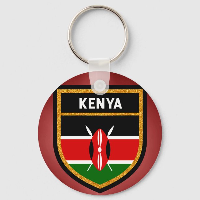 Llavero Bandera de Kenia (Anverso)