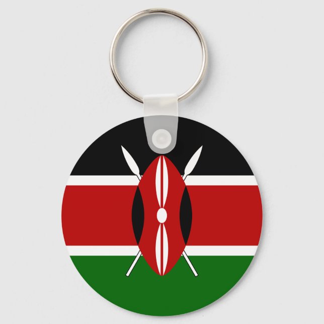 Llavero Bandera de Kenia (Anverso)