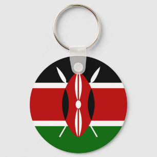 Llavero Bandera de Kenia Keychain