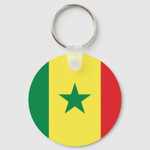 Llavero Bandera de la cadena de claves de Senegal
