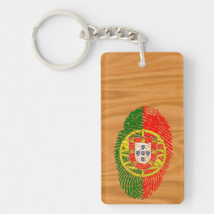 Llavero Bandera de la huella dactilar del tacto del
