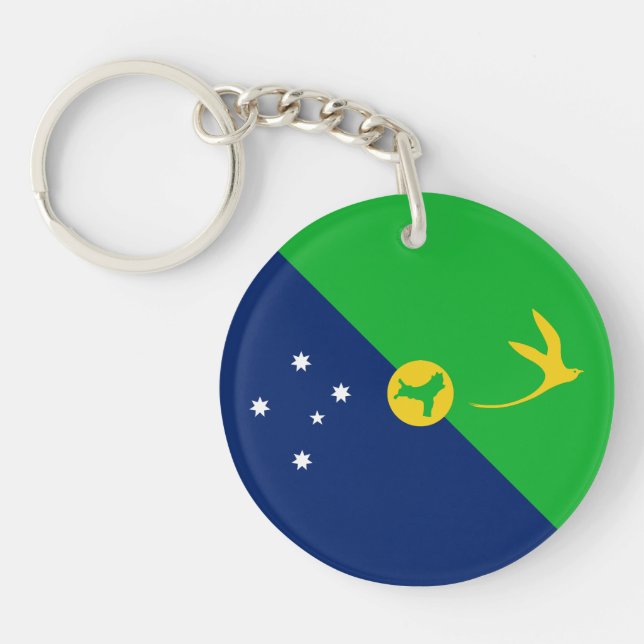 Llavero Bandera de la Isla de Navidad (Frente)