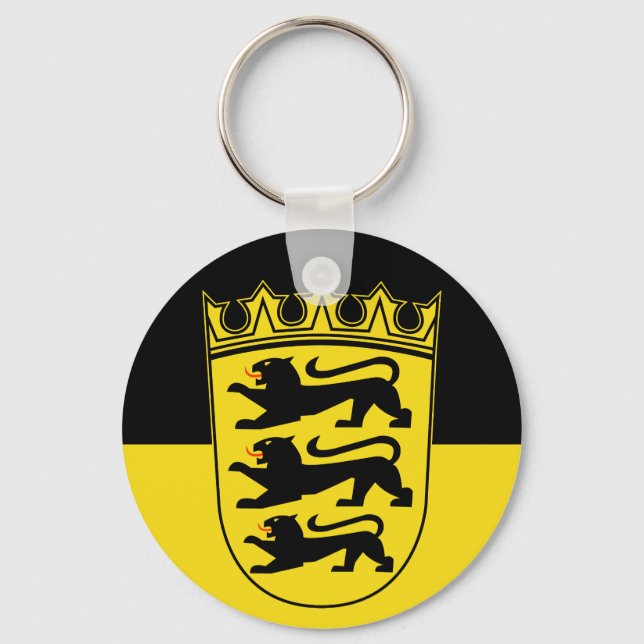 Llavero Bandera de la Keychain de Baden-Württemberg (Anverso)