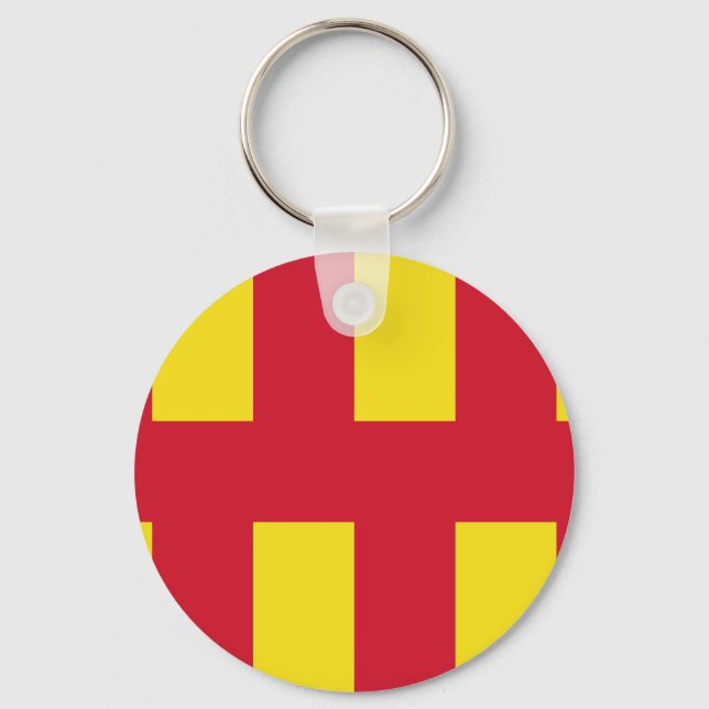 Llavero Bandera de la Keychain de Northumberland (Anverso)