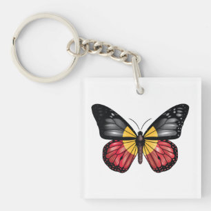 Llavero Bandera de la mariposa de origen monárico