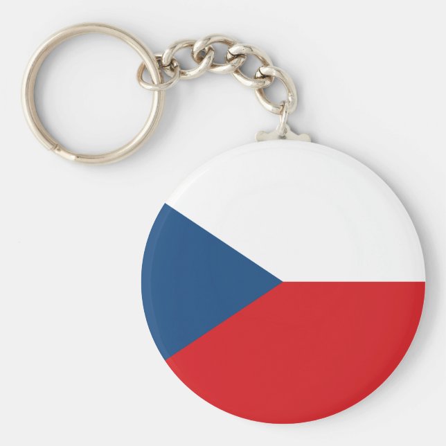 Llavero Bandera de la República Checa (Frente)