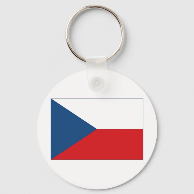 Llavero Bandera de la República Checa (Anverso)