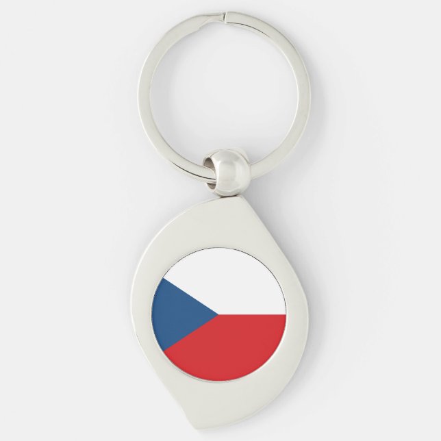 Llavero Bandera de la República Checa (Anverso)