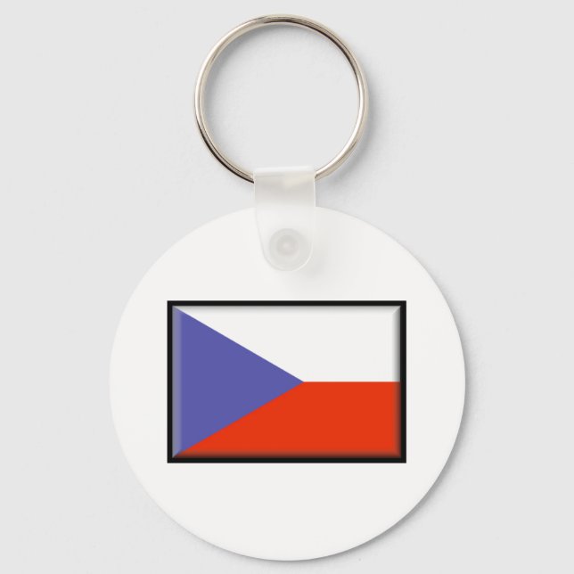 Llavero Bandera de la República Checa (Anverso)