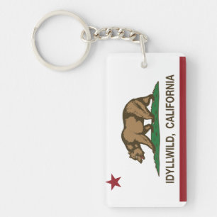 Llavero Bandera de la República de California Idyllwild