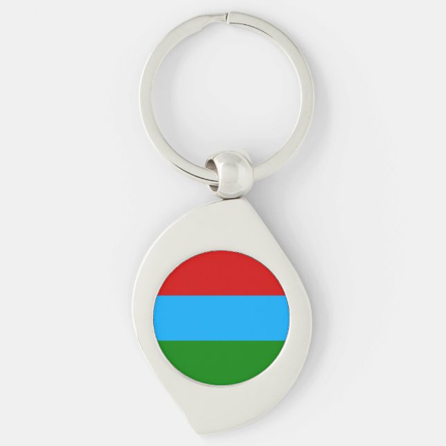 Llavero Bandera de la República de Karelia (Anverso)