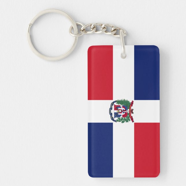 Llavero Bandera de la República Dominicana (Frente)